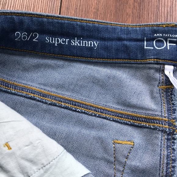 🧡🧡Loft Super Skinny Jeans🧡🧡 - Picture 7 of 8